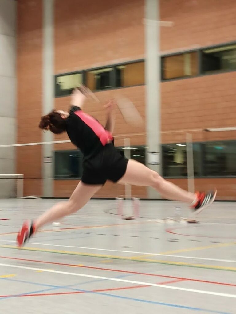 Hoogst gerankte badmintonspeelster in badmintonclub BC De Valkaart te Oostkamp