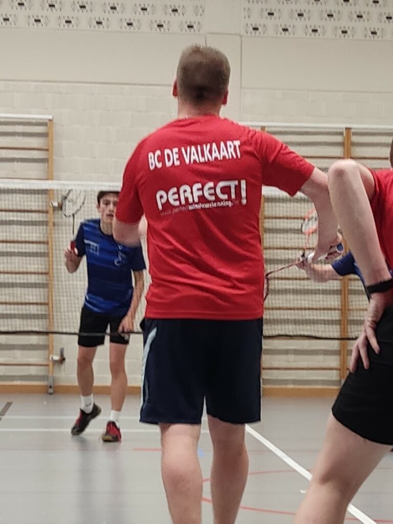 Hoogst gerankte badmintonspeler in badmintonclub BC De Valkaart te Oostkamp