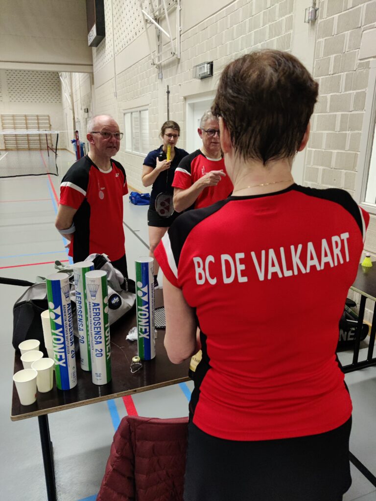 Inschrijven badmintonclub BC De Valkaart